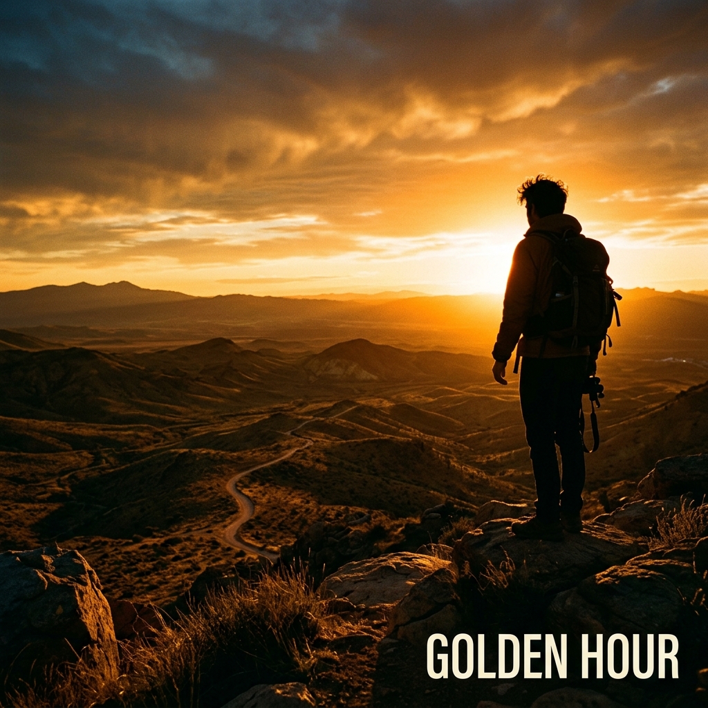 Golden Hour: luz cálida de atardecer o amanecer