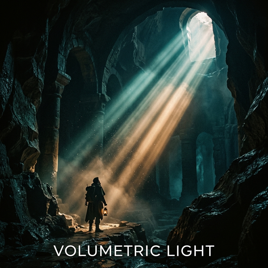 Volumetric Light: rayos de luz visibles en el aire