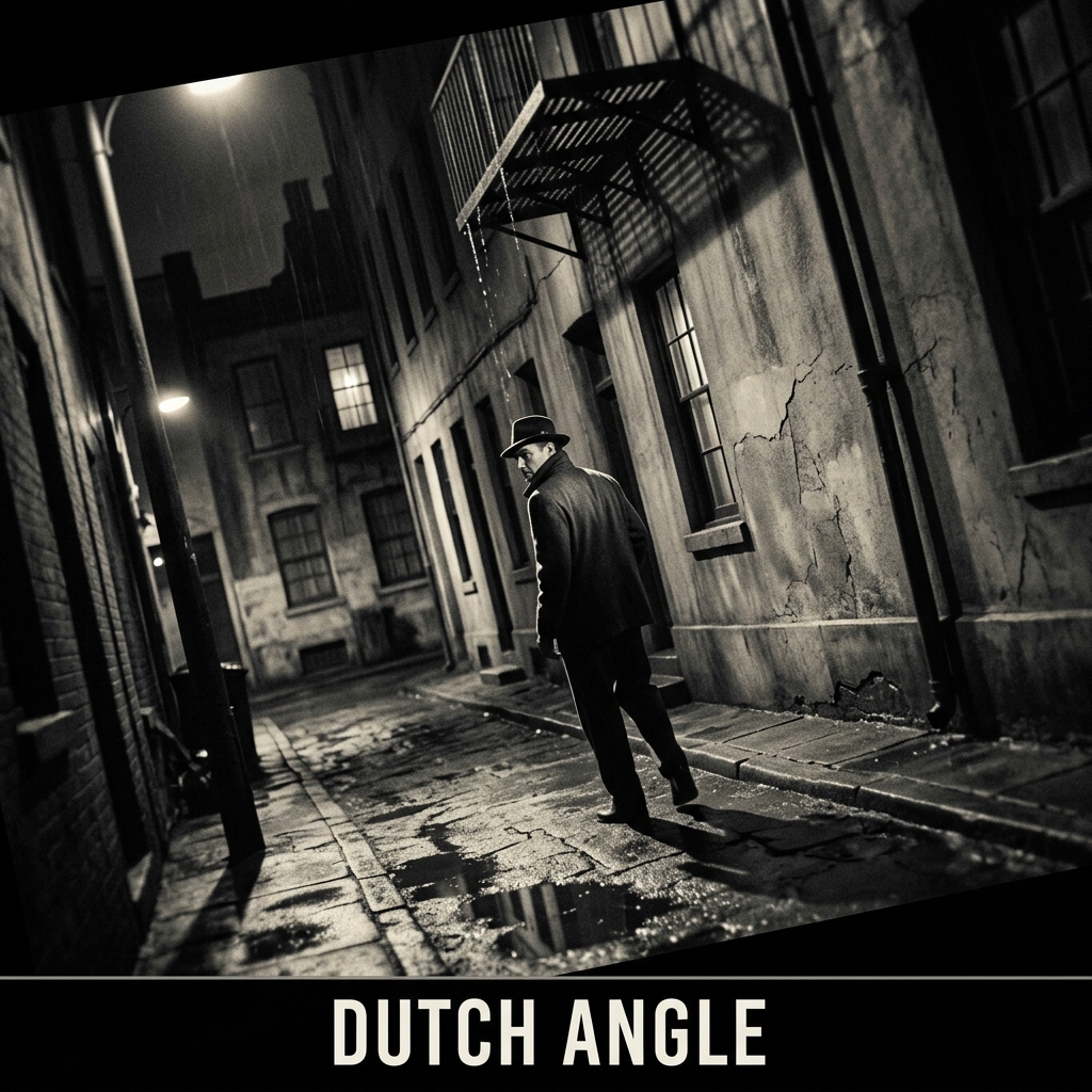 Dutch Angle: cuadro inclinado creando tension visual